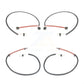 Mpulse Front Rear Disc Brake Pads Wear Sensor (4 Pack) For Porsche 911 KSE-100150