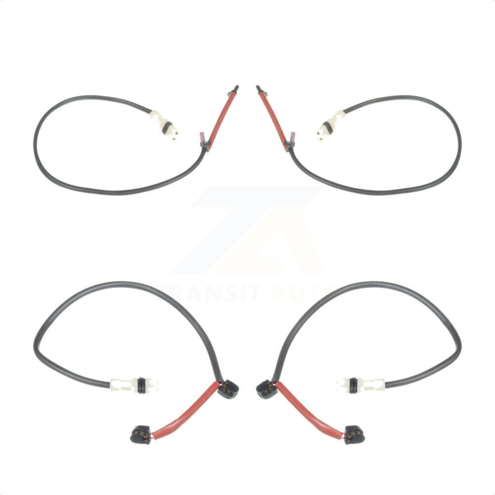 Mpulse Front Rear Disc Brake Pads Wear Sensor (4 Pack) For 2012 Porsche 911 Targa 4S Carrera with 3.8L Naturally Aspirated w o Ceramic Rotors KSE-100152
