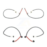 Mpulse Front Rear Disc Brake Pads Wear Sensor (4 Pack) For 2012 Porsche 911 Targa 4S Carrera with 3.8L Naturally Aspirated w o Ceramic Rotors KSE-100152