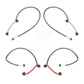 Mpulse Front Rear Disc Brake Pads Wear Sensor (4 Pack) For Porsche 911 w o Ceramic Rotors KSE-100153