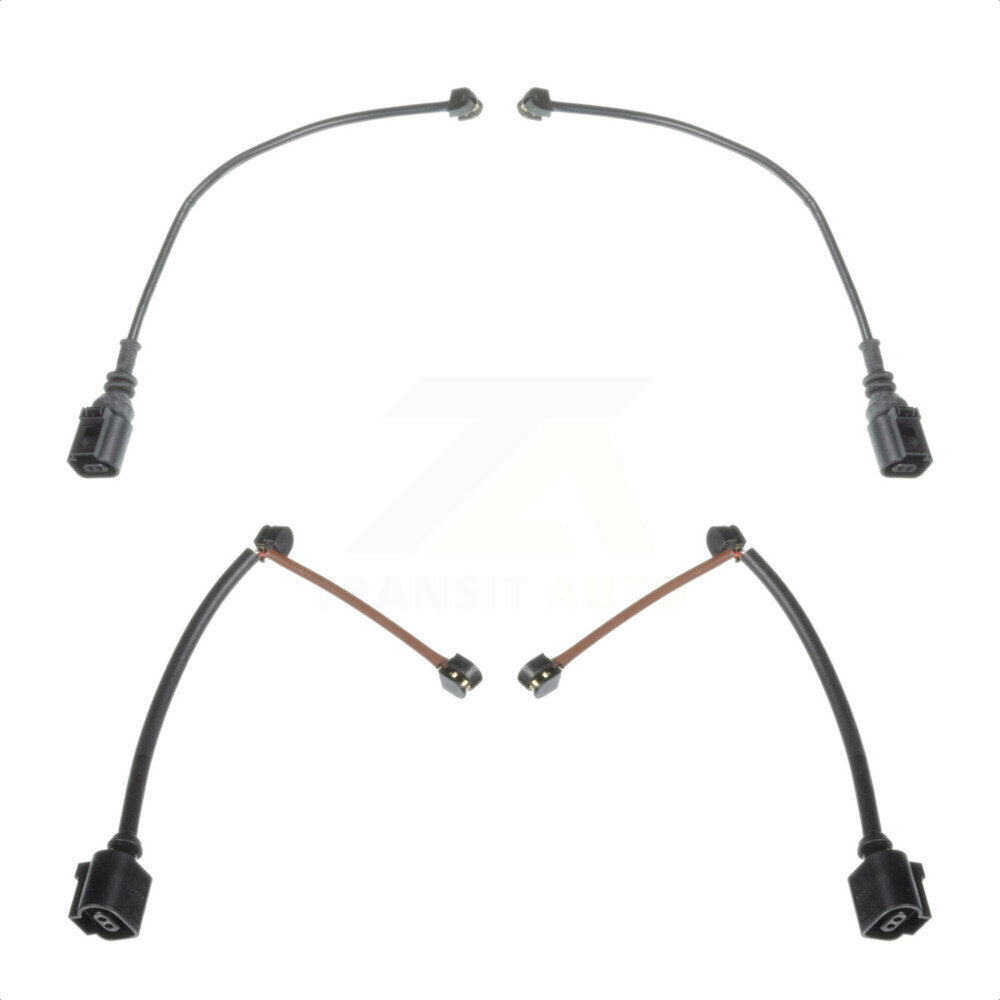 Mpulse Front Rear Disc Brake Pads Wear Sensor (4 Pack) For 2013 Porsche 911 Carrera 4S S with 3.8L Naturally Aspirated w o Ceramic Rotors KSE-100155