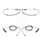 Mpulse Front Rear Disc Brake Pads Wear Sensor (4 Pack) For BMW 325i 325Ci 323i 328i 323Ci 328Ci 320i KSE-100158