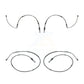 Mpulse Front Rear Disc Brake Pads Wear Sensor (4 Pack) For BMW 328i 320i 428i 330i xDrive 335i 430i M4 Gran Coupe 435i 330e M235i 440i 340i M240i M2 230i GT 328d ActiveHybrid 3 120i 420i 118i M135i KSE-100160