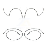 Mpulse Front Rear Disc Brake Pads Wear Sensor (4 Pack) For BMW 328i 320i 428i 330i xDrive 335i 430i M4 Gran Coupe 435i 330e M235i 440i 340i M240i M2 230i GT 328d ActiveHybrid 3 120i 420i 118i M135i KSE-100160