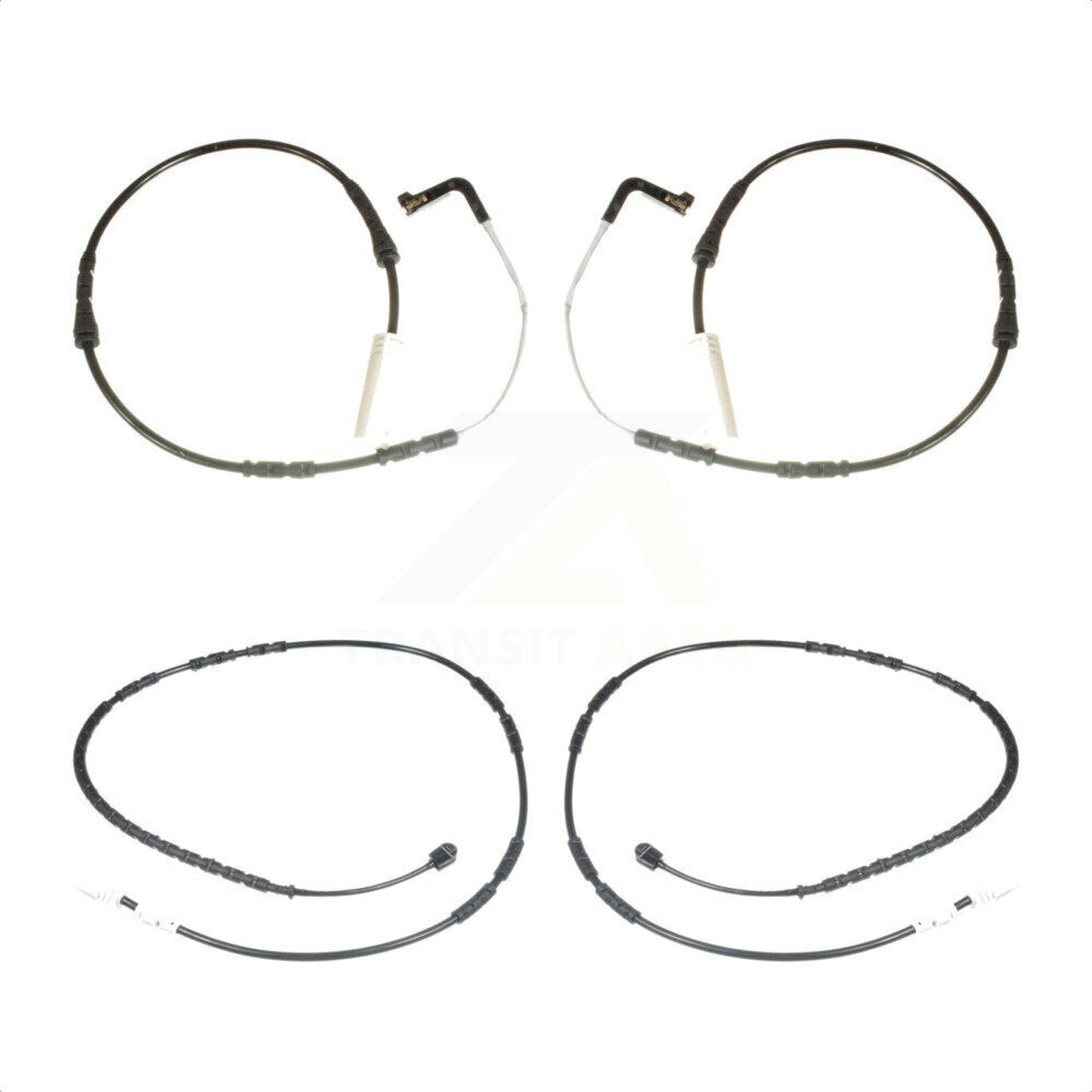 Mpulse Front Rear Disc Brake Pads Wear Sensor (4 Pack) For 2011 BMW 335i E90 E92 E93 body code with 3.0L and KSE-100162