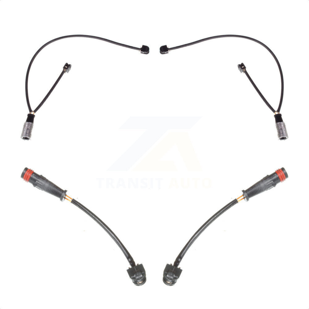 Mpulse Front Rear Disc Brake Pads Wear Sensor (4 Pack) For 2014 Mercedes-Benz CLS63 AMG S 5.5L w Ceramic Rotors KSE-100170