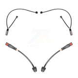 Mpulse Front Rear Disc Brake Pads Wear Sensor (4 Pack) For 2014 Mercedes-Benz CLS63 AMG S 5.5L w Ceramic Rotors KSE-100170