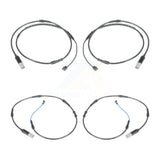 Mpulse Front Rear Disc Brake Pads Wear Sensor (4 Pack) For BMW 535i 528i 650i 550i 535d 640i Gran Coupe Alpina B6 xDrive ActiveHybrid 5 KSE-100184