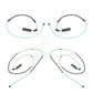 Mpulse Front Rear Disc Brake Pads Wear Sensor (4 Pack) For 2001-2006 BMW M3 3.2L KSE-100185