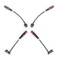 Mpulse Front Rear Disc Brake Pads Wear Sensor (4 Pack) For Mercedes-Benz G63 AMG G65 KSE-100188