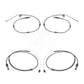 Mpulse Front Rear Disc Brake Pads Wear Sensor (4 Pack) For BMW X5 X6 KSE-100193