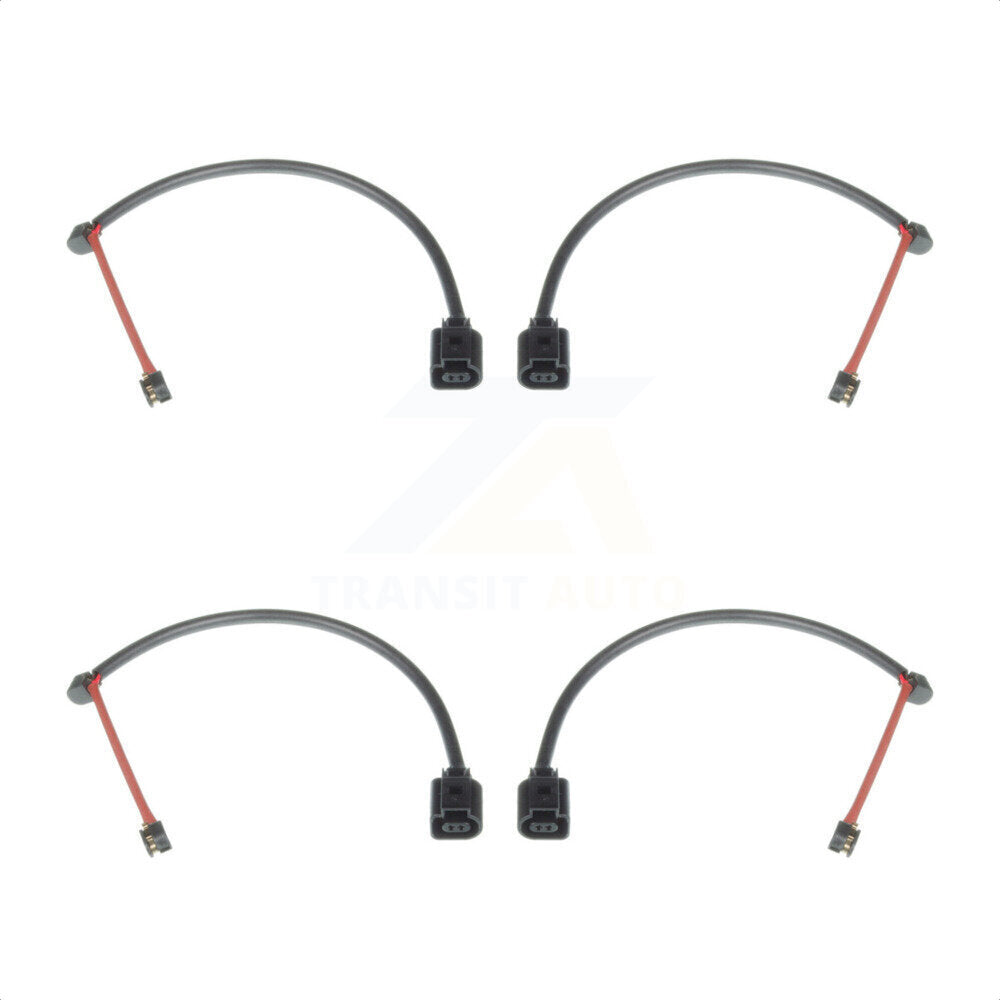 Mpulse Front Rear Disc Brake Pads Wear Sensor (4 Pack) For 2019 Porsche 911 3.0L w Ceramic Rotors KSE-100196