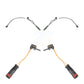 Mpulse Front Rear Disc Brake Pads Wear Sensor (4 Pack) For Mercedes-Benz SL63 AMG S65 SL65 KSE-100204