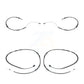 Mpulse Front Rear Disc Brake Pads Wear Sensor (4 Pack) For BMW 328i xDrive 335i 335d 335is 325i KSE-100212