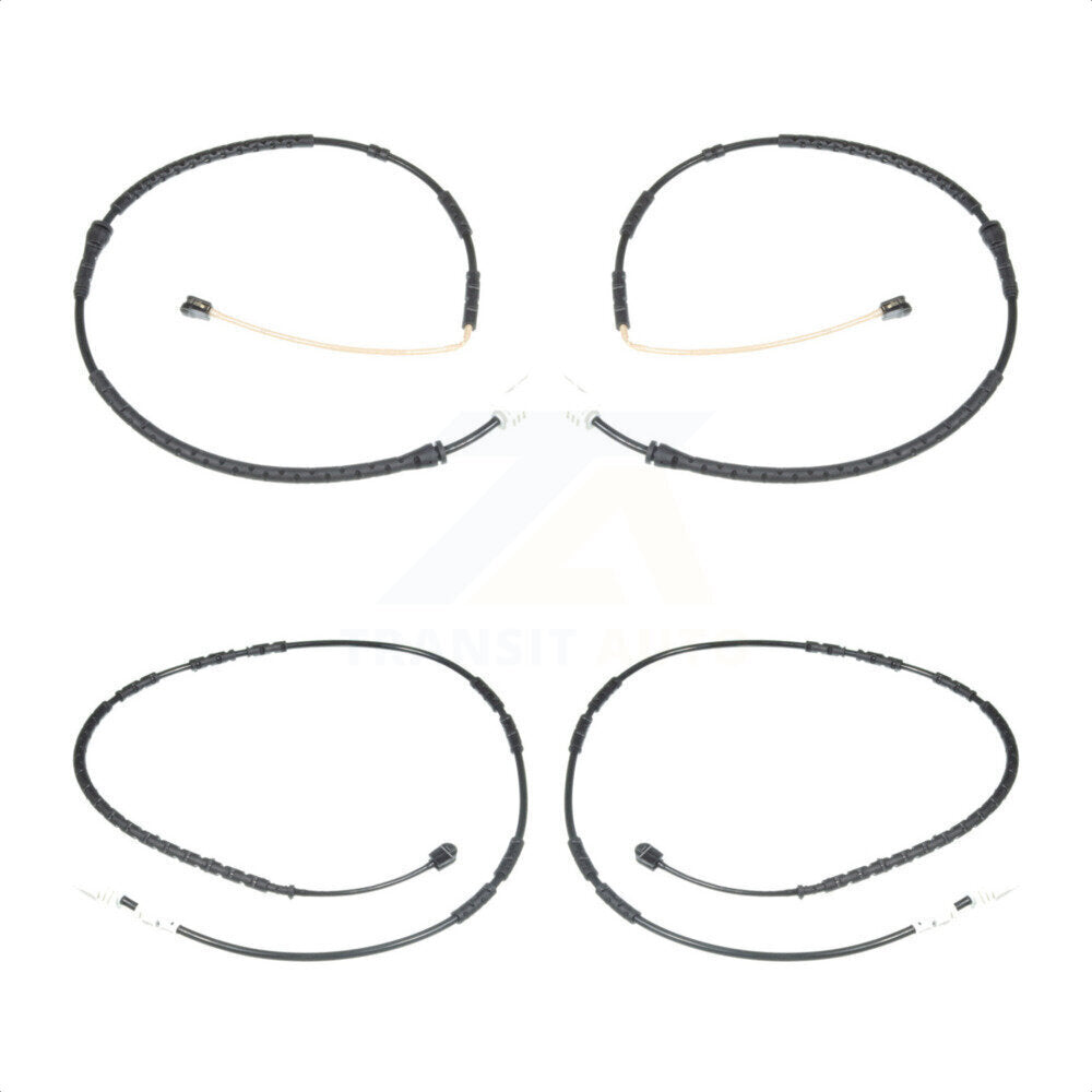 Mpulse Front Rear Disc Brake Pads Wear Sensor (4 Pack) For 2012 BMW 328i xDrive 3.0L with KSE-100213