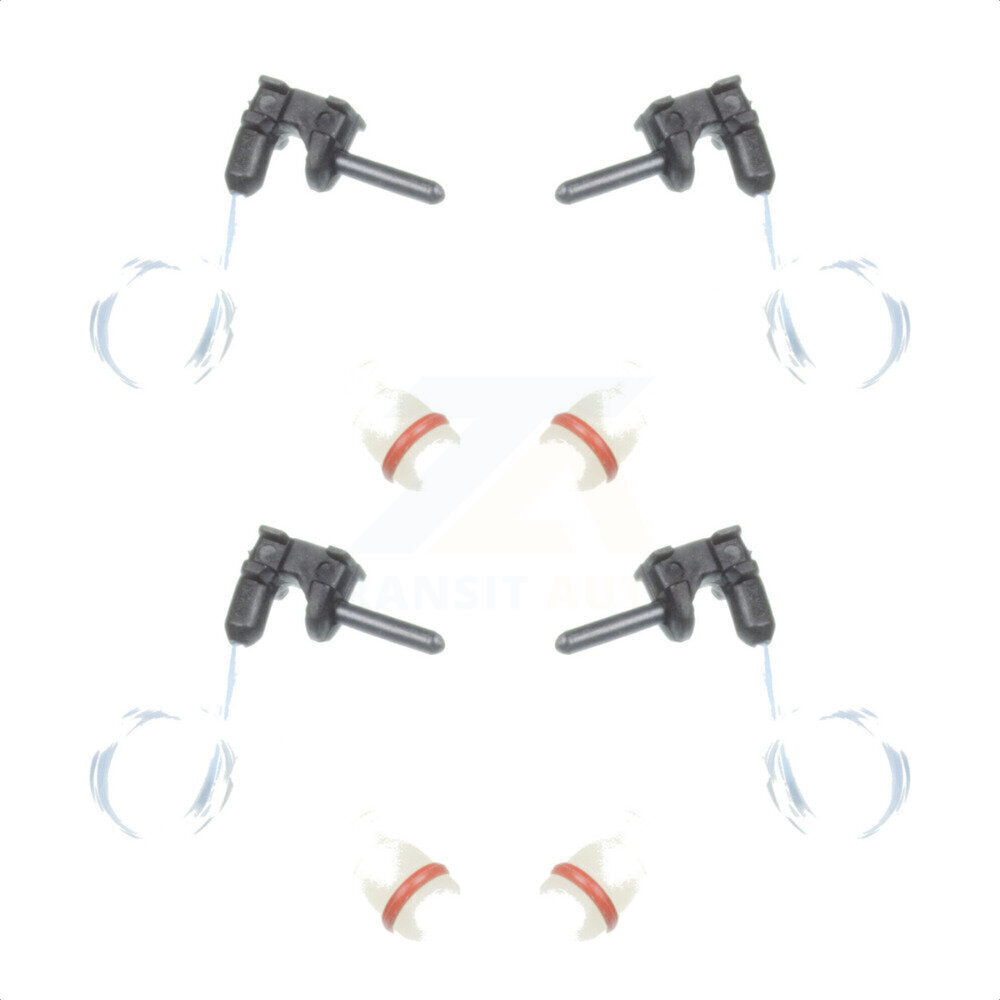 Mpulse Front Rear Disc Brake Pads Wear Sensor (4 Pack) For 2000-2001 Mercedes-Benz ML430 4.3L KSE-100218