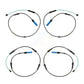Mpulse Front Rear Disc Brake Pads Wear Sensor (4 Pack) For BMW 530i xDrive 540i 750i 530e 740i M550i M5 M850i 750Li 740e M760i Alpina B7 540d Gran Coupe M8 745e 840i 520i 550i 745Le M760Li KSE-100225