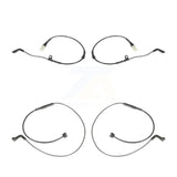 Mpulse Front Rear Disc Brake Pads Wear Sensor (4 Pack) For BMW 535i xDrive 525i KSE-100229