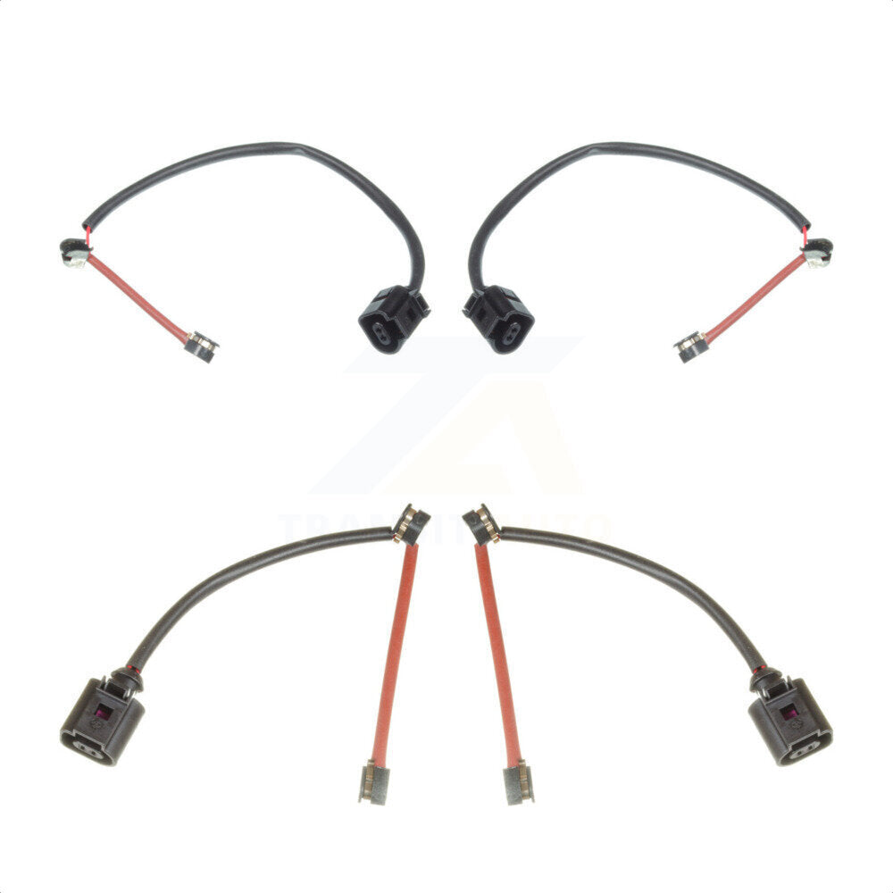 Mpulse Front Rear Disc Brake Pads Wear Sensor (4 Pack) For 2010 Volkswagen Touareg 3.6L 3.0L with PR-1LT KSE-100239
