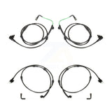 Mpulse Front Rear Disc Brake Pads Wear Sensor (4 Pack) For Land Rover LR3 KSE-100242