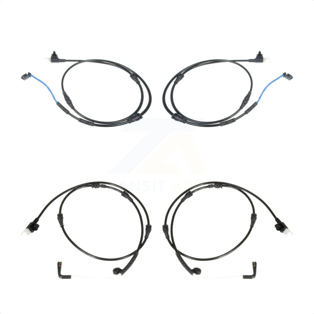 Mpulse Front Rear Disc Brake Pads Wear Sensor (4 Pack) For 2010-2013 Land Rover Range Sport 5.0L with Supercharged w 380mm Rotors KSE-100244