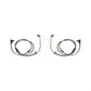Mpulse Front Disc Brake Pads Wear Sensor (2 Pack) For 2006 Land Rover Range Sport 4.2L with KSE-100342