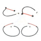 Mpulse Front Rear Disc Brake Pads Wear Sensor (2 Pack) For Porsche 911 w o Ceramic Rotors KSE-100365