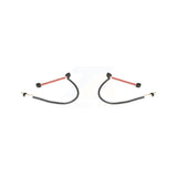 Mpulse Front Disc Brake Pads Wear Sensor (2 Pack) For 2009 2011 Porsche 911 Carrera with 3.6L Naturally Aspirated w o Ceramic Rotors KSE-100382