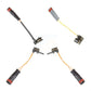 Mpulse Front Rear Disc Brake Pads Wear Sensor (2 Pack) For 2004-2006 Mercedes-Benz E500 4Matic with 5.0L KSE-100394
