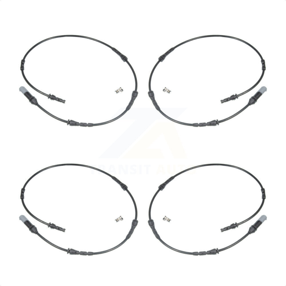 Mpulse Front Rear Disc Brake Pads Wear Sensor (4 Pack) For 2019 BMW X6 xDrive50i with 4.4L KSE-100398