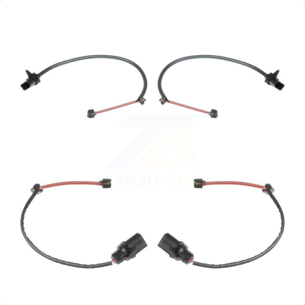 Mpulse Front Rear Disc Brake Pads Wear Sensor (4 Pack) For Porsche Macan w Ceramic Rotors KSE-100400