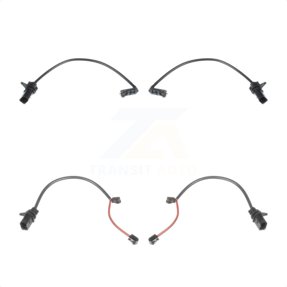 Mpulse Front Rear Disc Brake Pads Wear Sensor (4 Pack) For 2014 2016-2018 Audi S6 4.0L w Ceramic Rotors KSE-100405