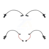 Mpulse Front Rear Disc Brake Pads Wear Sensor (4 Pack) For 2014 2016-2018 Audi S6 4.0L w Ceramic Rotors KSE-100405