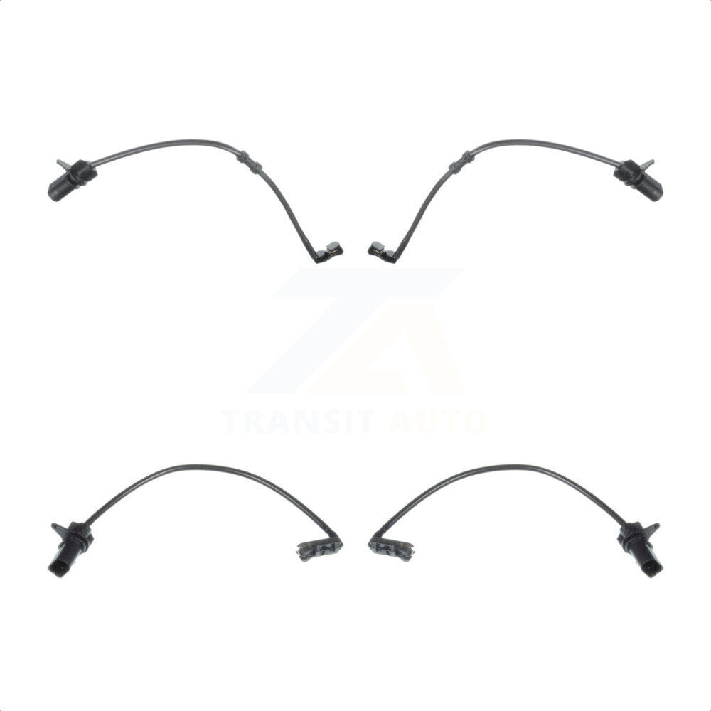 Mpulse Front Rear Disc Brake Pads Wear Sensor (4 Pack) For 2017-2018 Audi S7 4.0L w Ceramic 400mm Rotors 370mm KSE-100408
