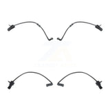 Mpulse Front Rear Disc Brake Pads Wear Sensor (4 Pack) For 2017-2018 Audi S7 4.0L w Ceramic 400mm Rotors 370mm KSE-100408