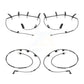Mpulse Front Rear Disc Brake Pads Wear Sensor (4 Pack) For 2006 Mini Cooper 1.6L KSE-100431