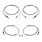 Mpulse Front Rear Disc Brake Pads Wear Sensor (4 Pack) For 2014 BMW X6 xDrive50i with 4.4L KSE-100434