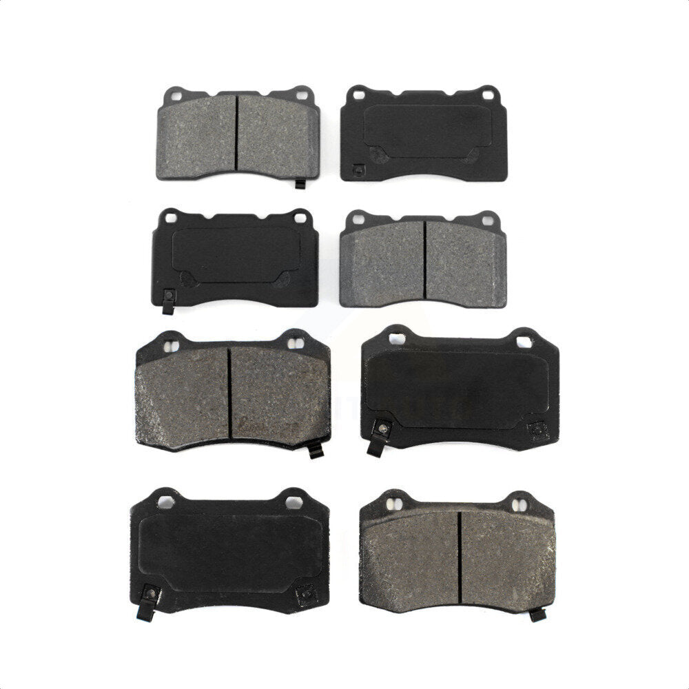 Front Rear Semi-Metallic Brake Pads Kit For Cadillac CTS Tesla STS X S KSM-100002