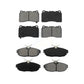 Front Rear Semi-Metallic Brake Pads Kit For Ford Mustang KSM-100003