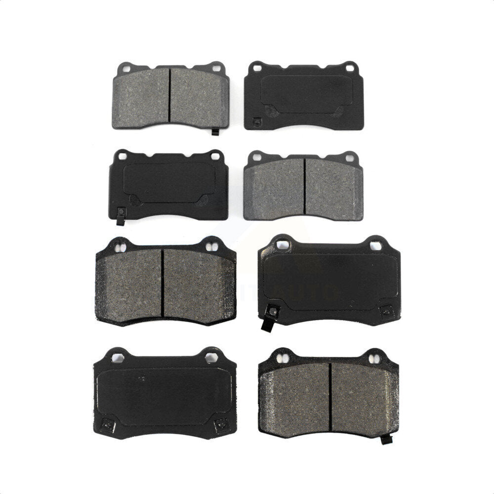 Front Rear Semi-Metallic Brake Pads Kit For Tesla S Hyundai Genesis Coupe KSM-100006