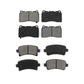Front Rear Semi-Metallic Brake Pads Kit For Cadillac XTS Buick Regal Saab 9-5 KSM-100007
