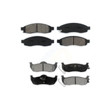 Front Rear Semi-Metallic Brake Pads Kit For Nissan Titan Armada Pathfinder INFINITI QX56 TITAN KSM-100014