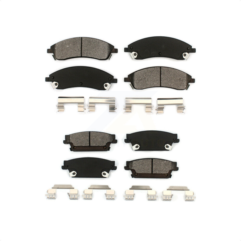 Front Rear Semi-Metallic Brake Pads Kit For Cadillac SRX CTS STS KSM-100015