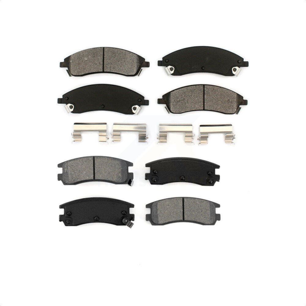 Front Rear Semi-Metallic Brake Pads Kit For 2004 Pontiac Bonneville GXP KSM-100016