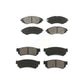 Front Rear Semi-Metallic Brake Pads Kit For Suzuki Forenza Reno Chevrolet Optra KSM-100022