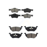 Front Rear Semi-Metallic Brake Pads Kit For Ford Escape Mercury Mariner KSM-100027