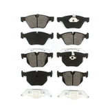 Front Rear Semi-Metallic Brake Pads Kit For BMW 525i KSM-100031