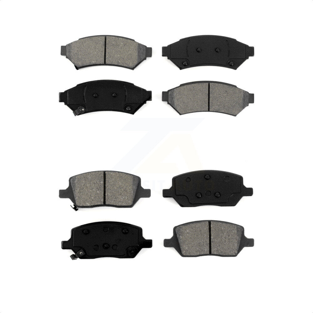 Front Rear Semi-Metallic Brake Pads Kit For Chevrolet Uplander Pontiac Montana Buick Terraza Saturn Relay VPG MV-1 KSM-100041