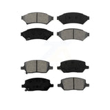 Front Rear Semi-Metallic Brake Pads Kit For Chevrolet Uplander Pontiac Montana Buick Terraza Saturn Relay VPG MV-1 KSM-100041