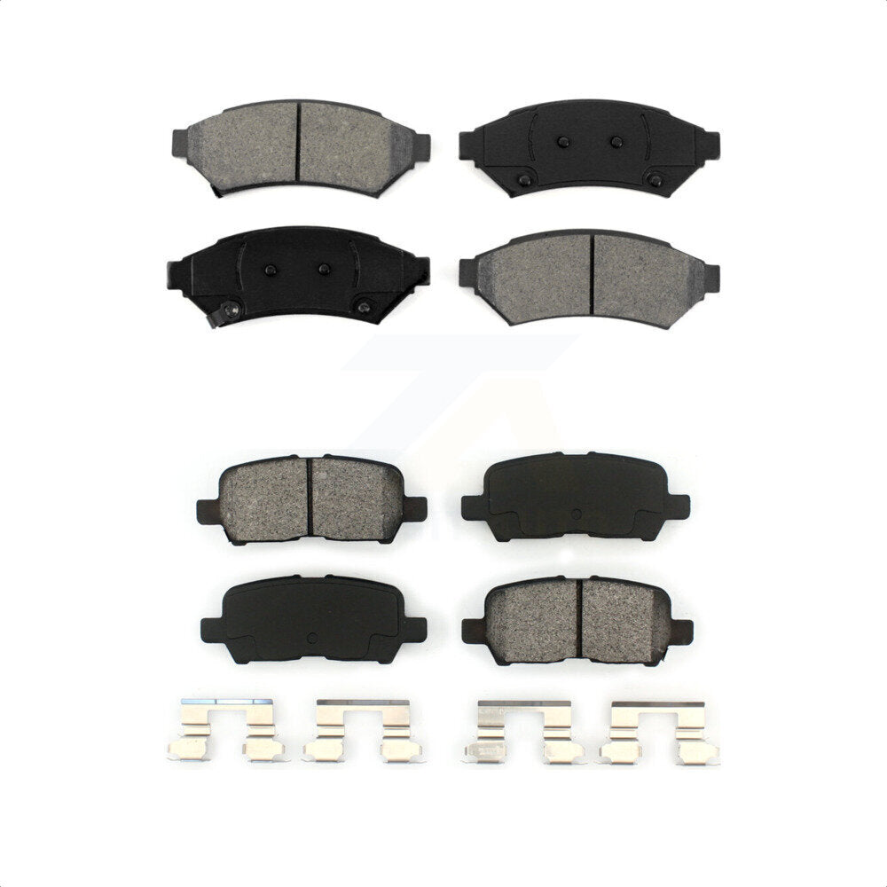 Front Rear Semi-Metallic Brake Pads Kit For Pontiac Grand Prix Buick LaCrosse Allure KSM-100042